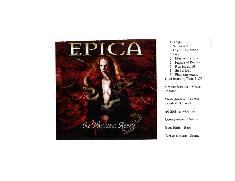 Epica  Phantom agony  inside (custom)